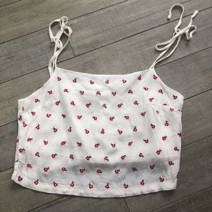 Cherry print top